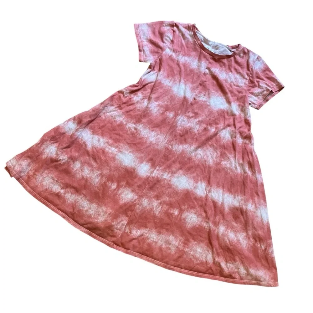 4/$25 Melrose and Market Pink Short Sleeve Sun Dress Girls Size Large 10/12
